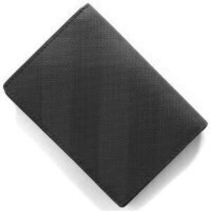 Burberry Flint London Case Wallet Business Black